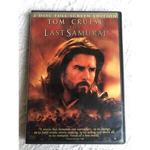 The Last Samurai Full Screen Ed 2 Disc Dvd 2004 Movie Tom Cruise History War